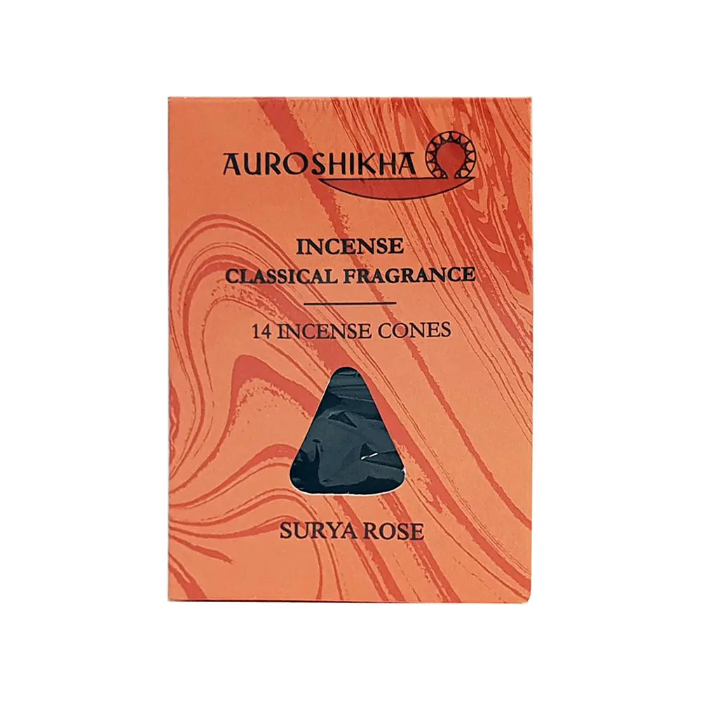Auroshikha Surya Rose Incense Cones | Incense | Wiccan Center