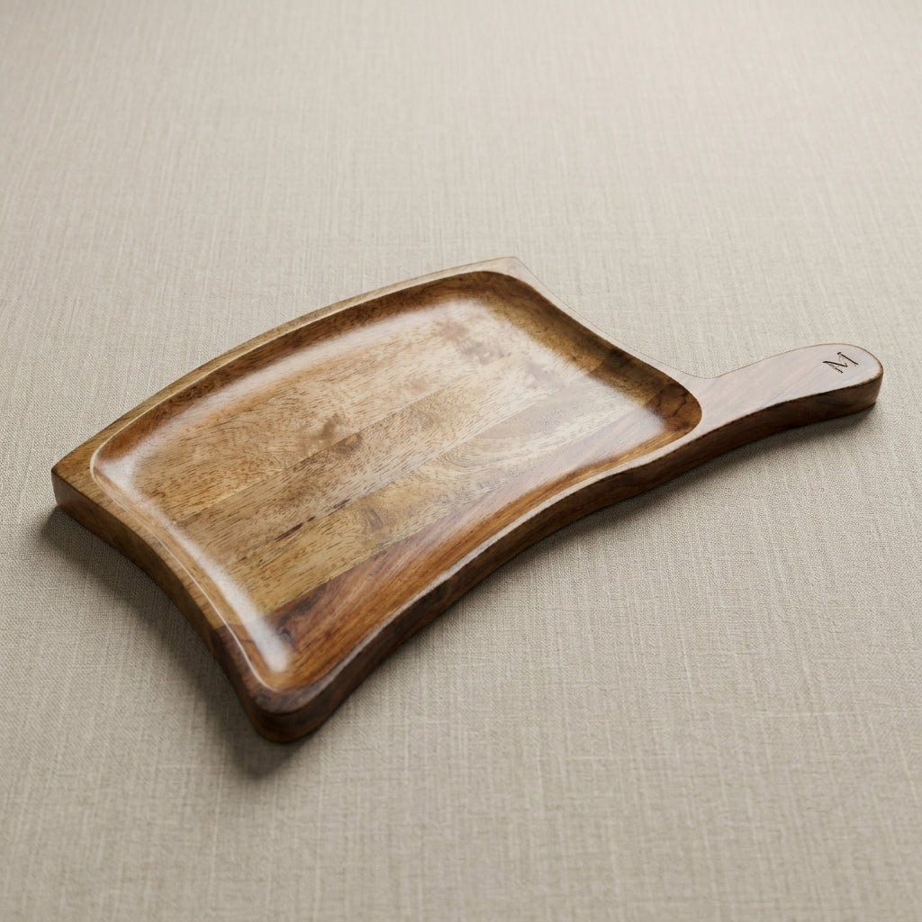 Axe Shape Mango Wood Platter