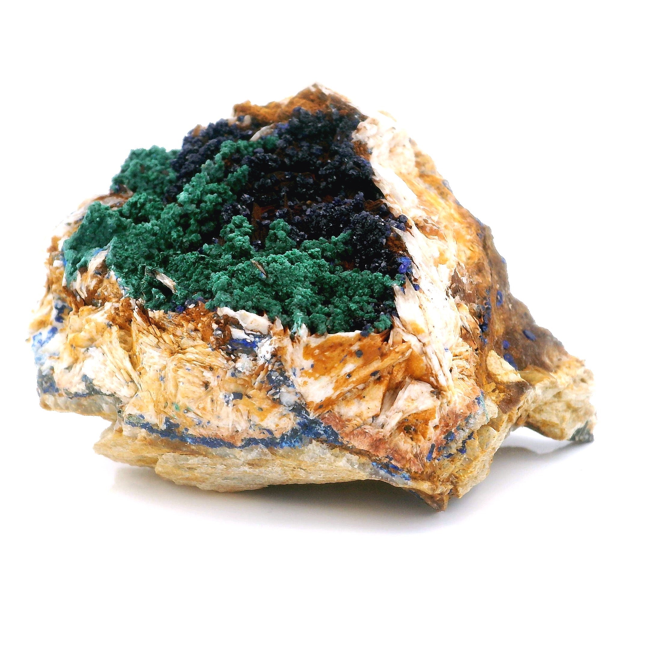 Azurite Malachite Specimen on Lucite Stand | Crystals & Minerals > Specimens | Wiccan Center