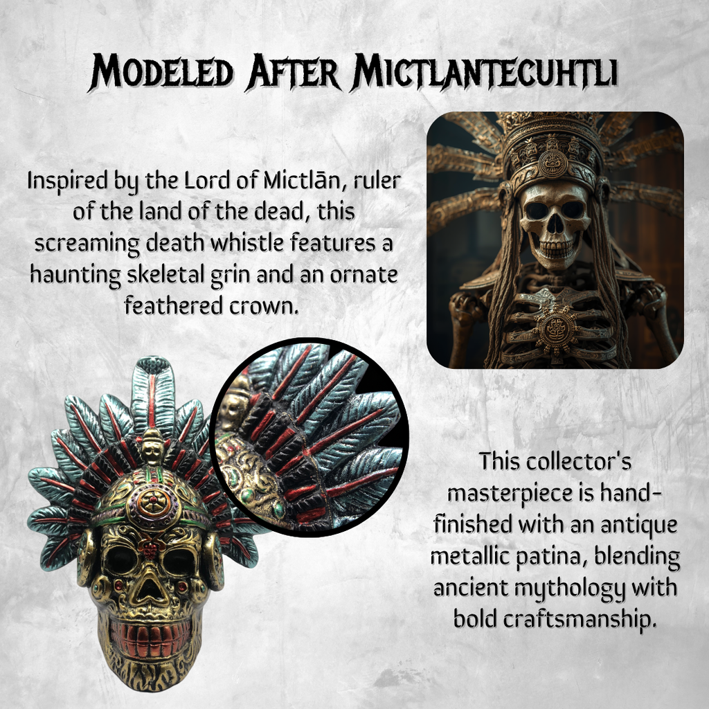 Aztec Death Whistle with Eerie Screaming Sound