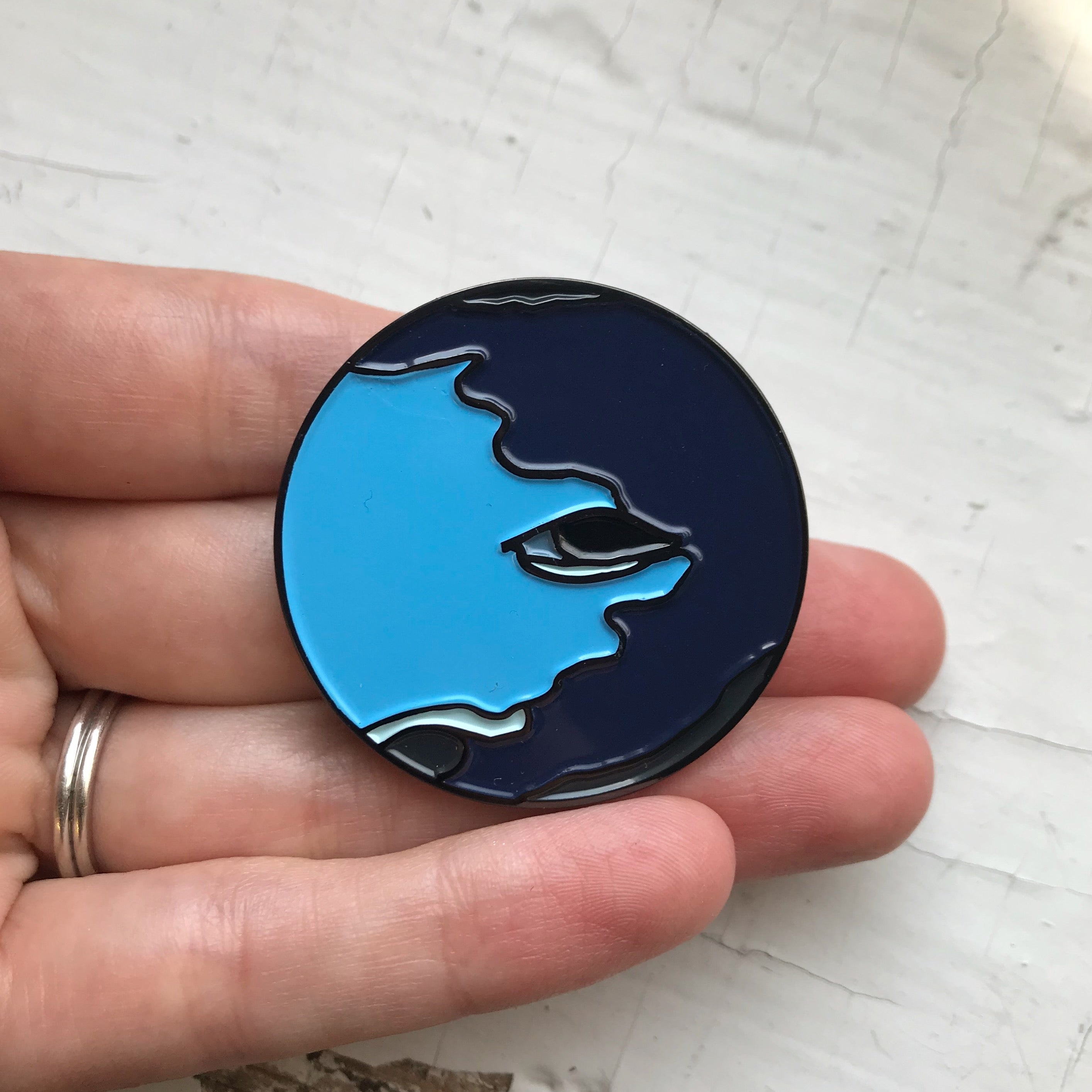 Neptune Enamel Pin | Enamel Pin | Wiccan Center