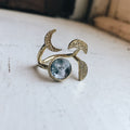Moon Phase Sculpture Ring | Ring | Wiccan Center