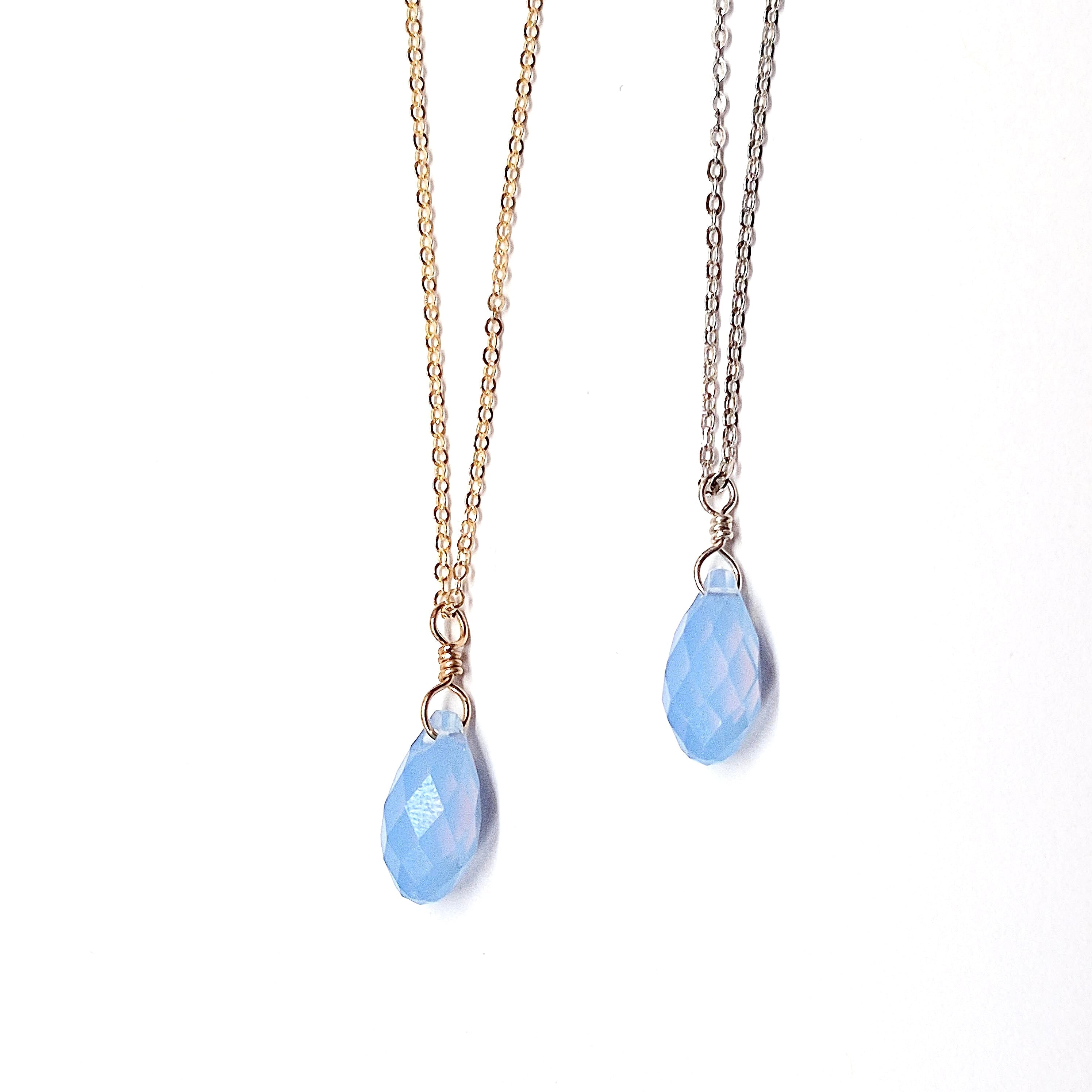 Swarovski Crystal Droplet Necklace with Swarovski Clasp