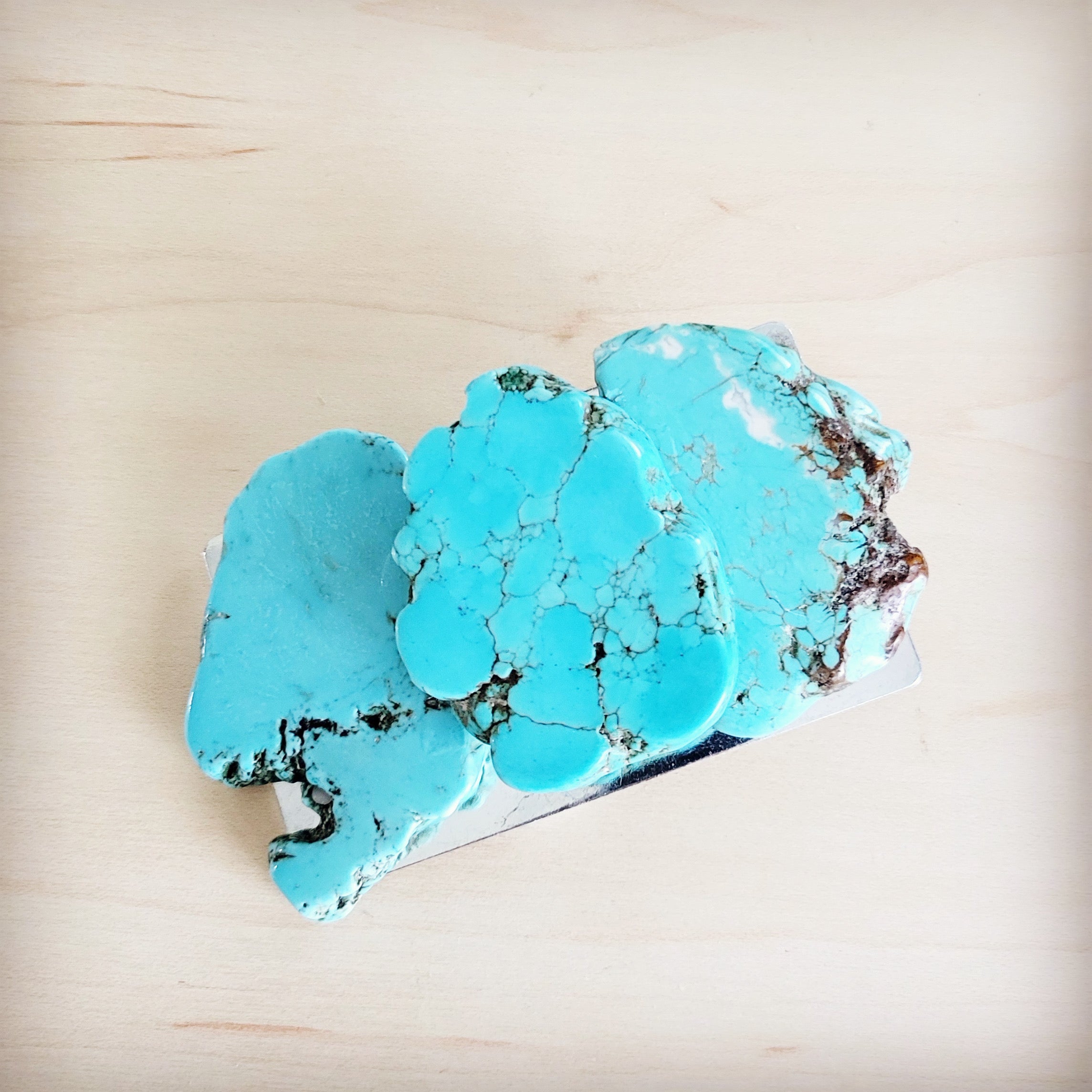 Triple Turquoise Slab Belt Buckle 906s | Belt Buckle | Wiccan Center