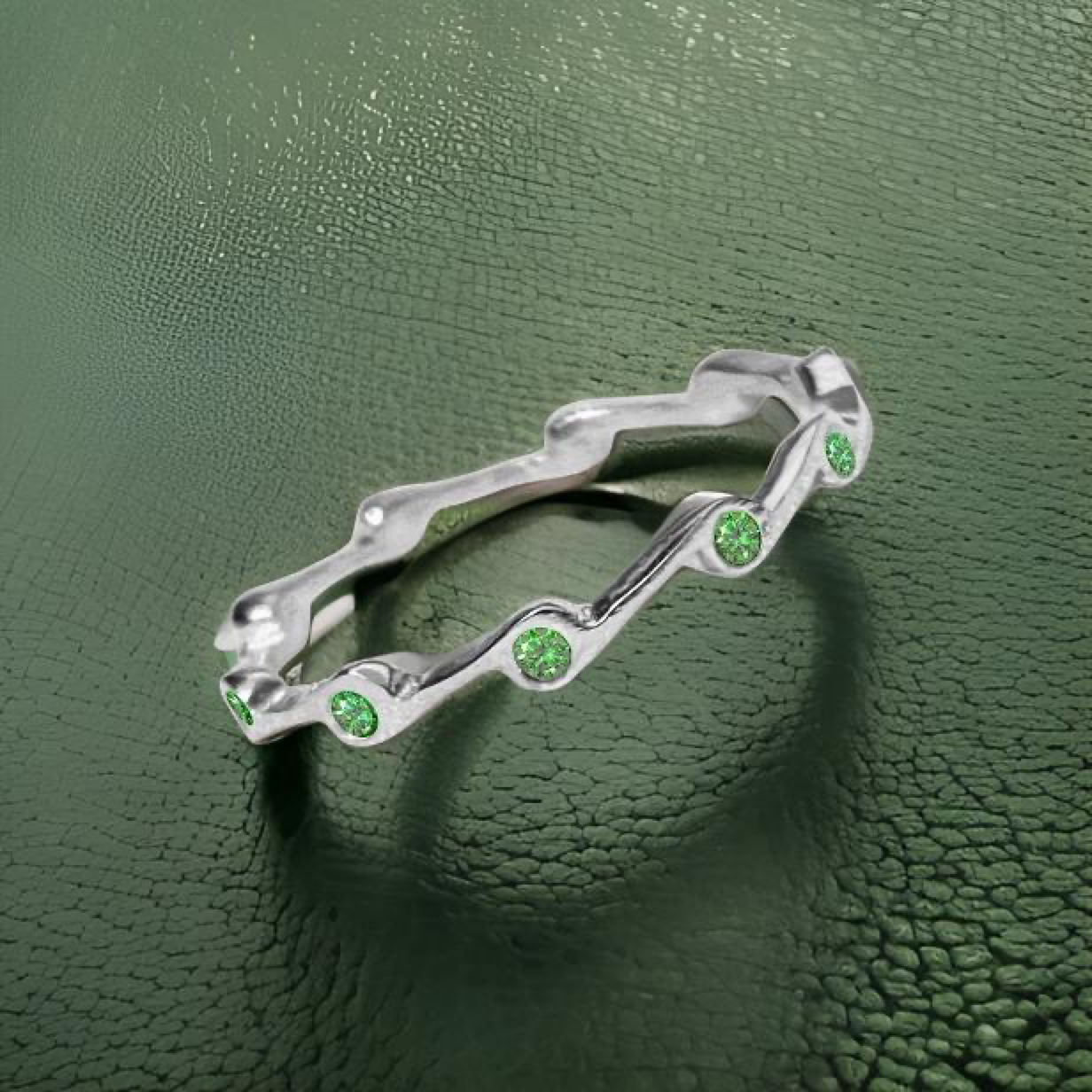 Peridot Birthstone Stacker Ring | Rings | Wiccan Center