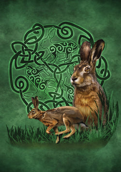 Celtic Hare Card | Cards - Brigid Ashwood | Wiccan Center
