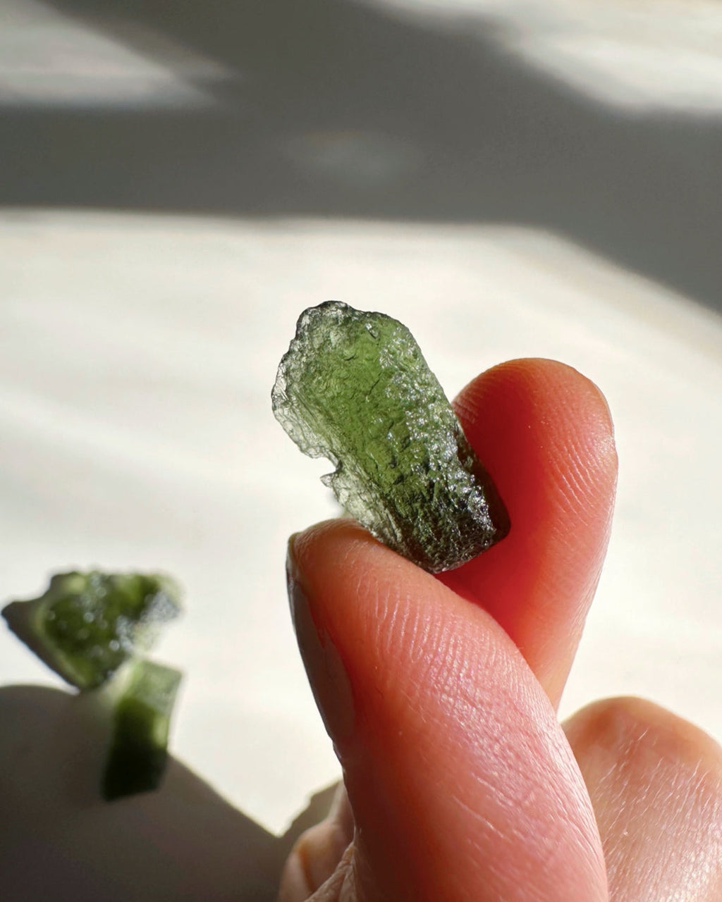 Chlum Moldavite #8 - AA