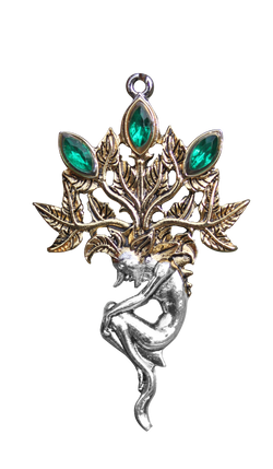Mandrake for Luck and Wealth Pendant by Briar | Briar Bestiary | Wiccan Center