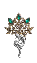 Mandrake for Luck and Wealth Brooch by Briar | Briar Bestiary | Wiccan Center