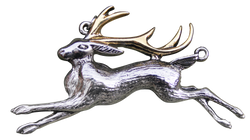 The Jackalope for Warrior's Strength Pendant by Briar | Briar Bestiary | Wiccan Center