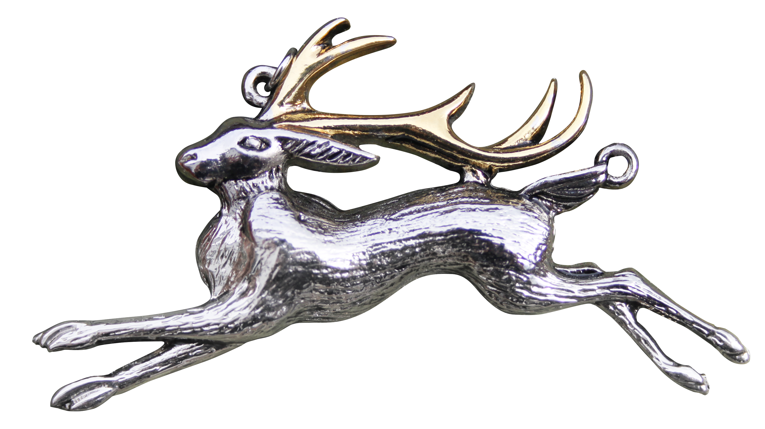 The Jackalope for Warrior's Strength Pendant by Briar | Briar Bestiary | Wiccan Center