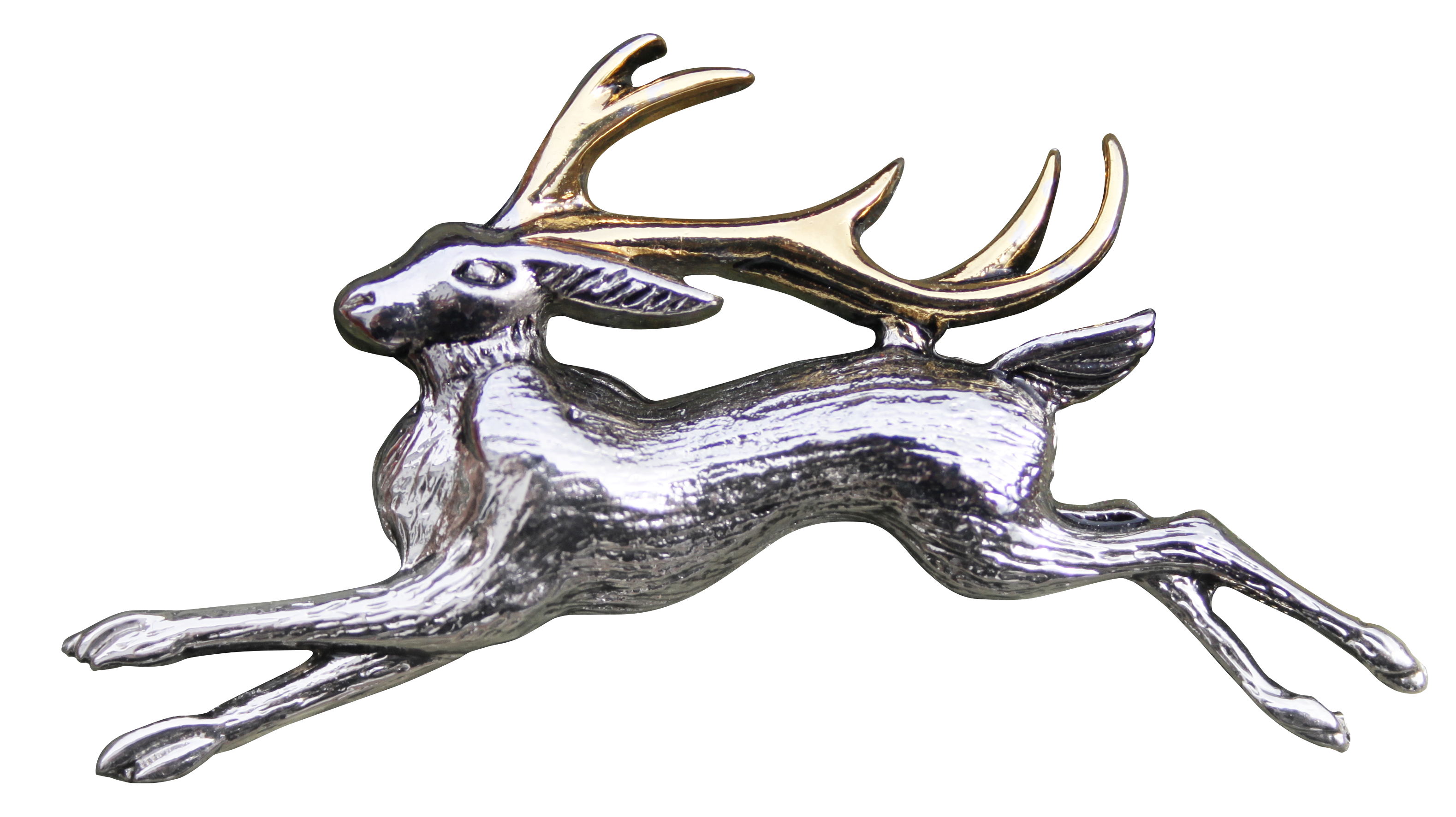 The Jackalope for Warrior's Strength Brooch by Briar | Briar Bestiary | Wiccan Center