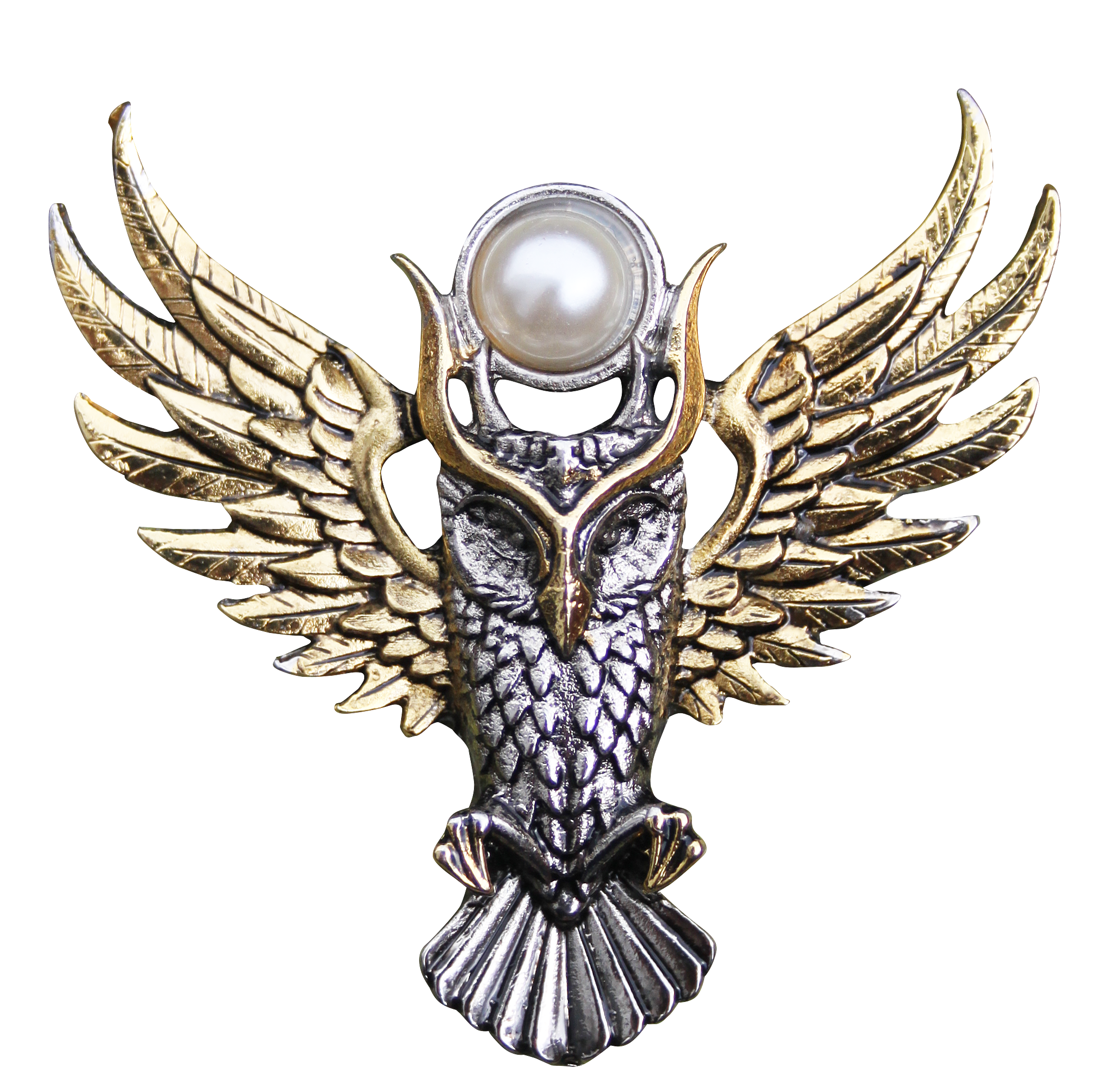 Owl of Athena for Magickal Wisdom Brooch by Briar | Briar Bestiary | Wiccan Center