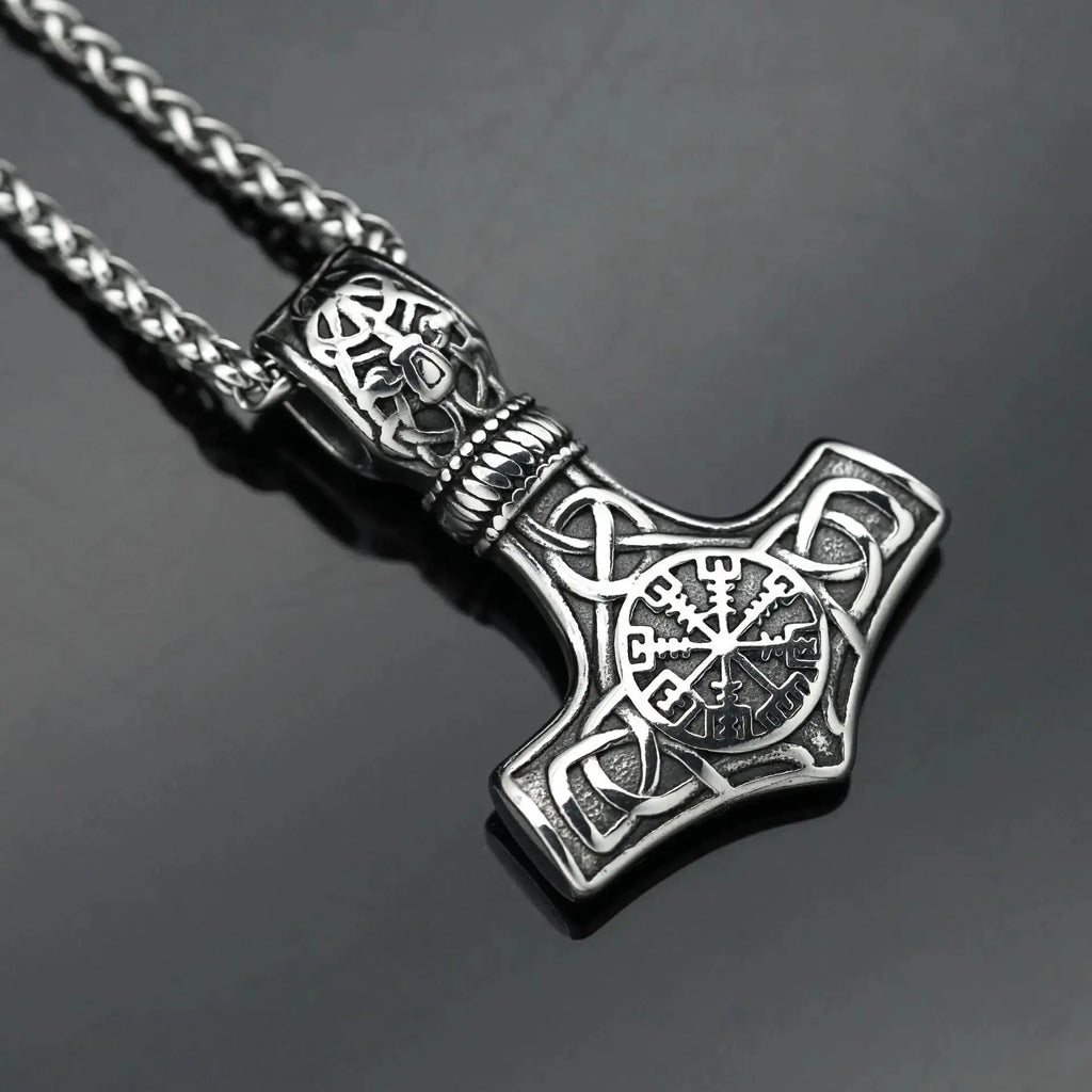 Modern Mjolnir Necklace | Jewelry | Wiccan Center