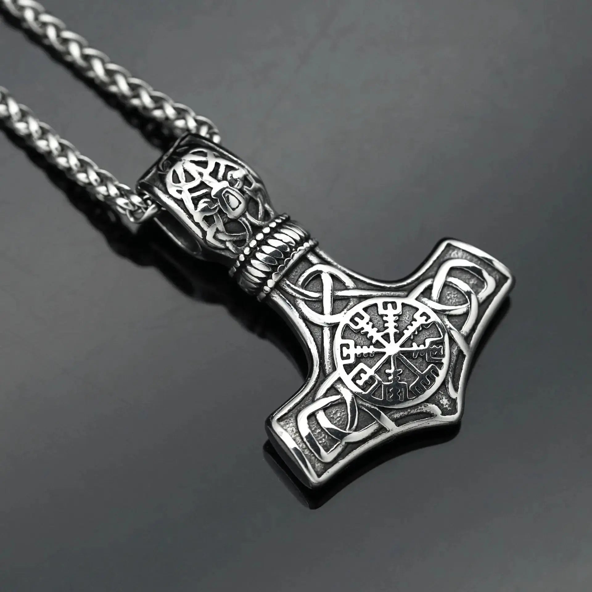 Modern Mjolnir Necklace | Jewelry | Wiccan Center