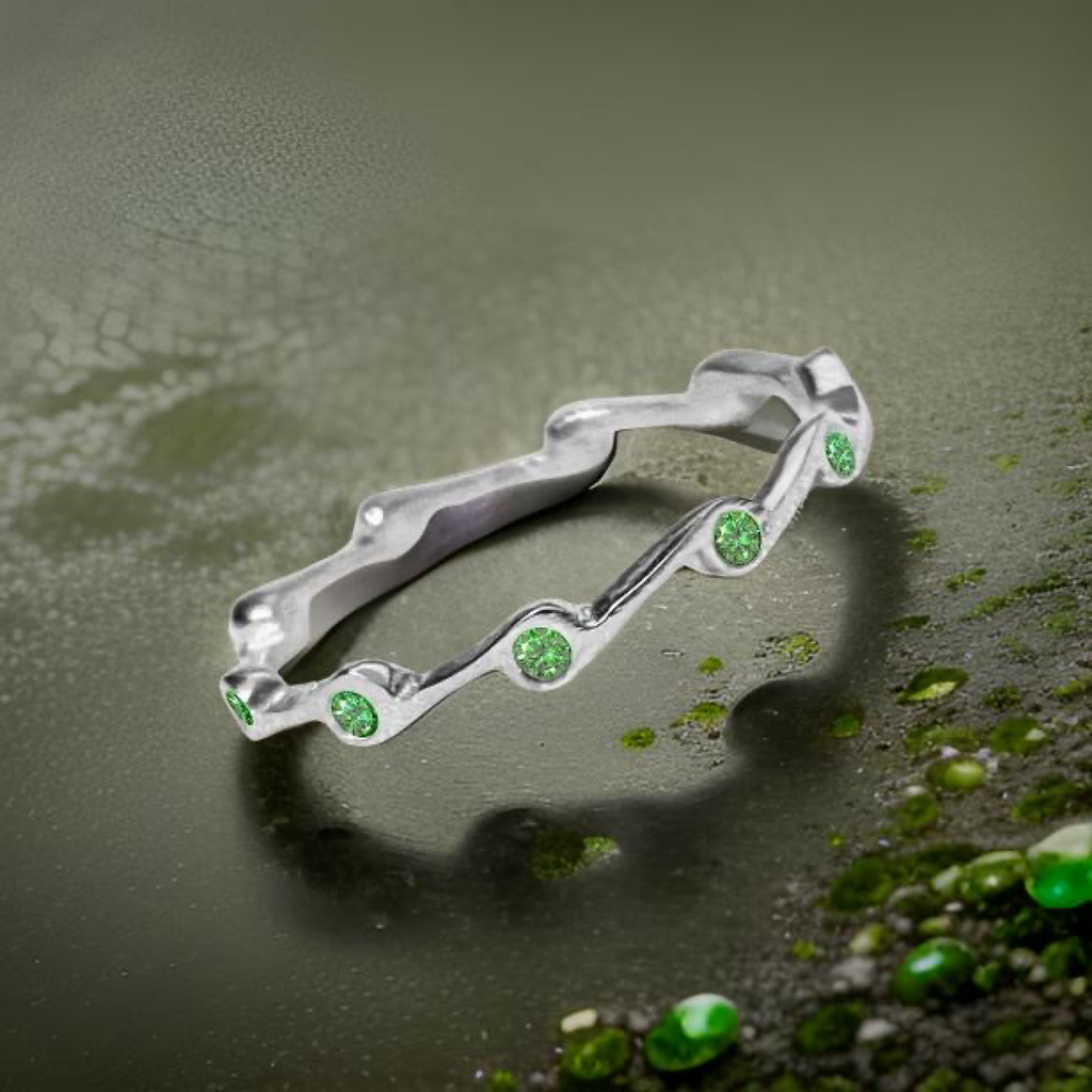 Peridot Birthstone Stacker Ring | Rings | Wiccan Center