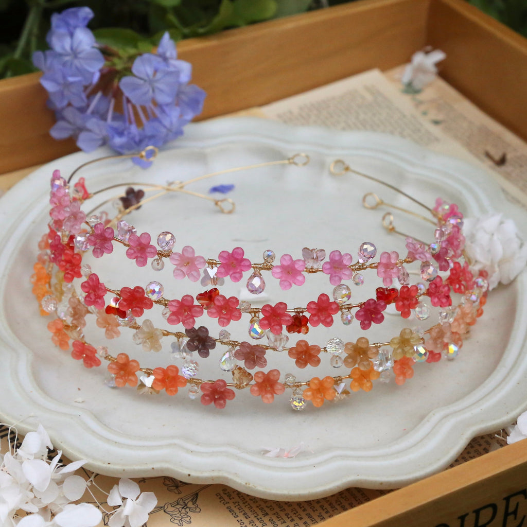 Everbloom Gradient Flower Headbands
