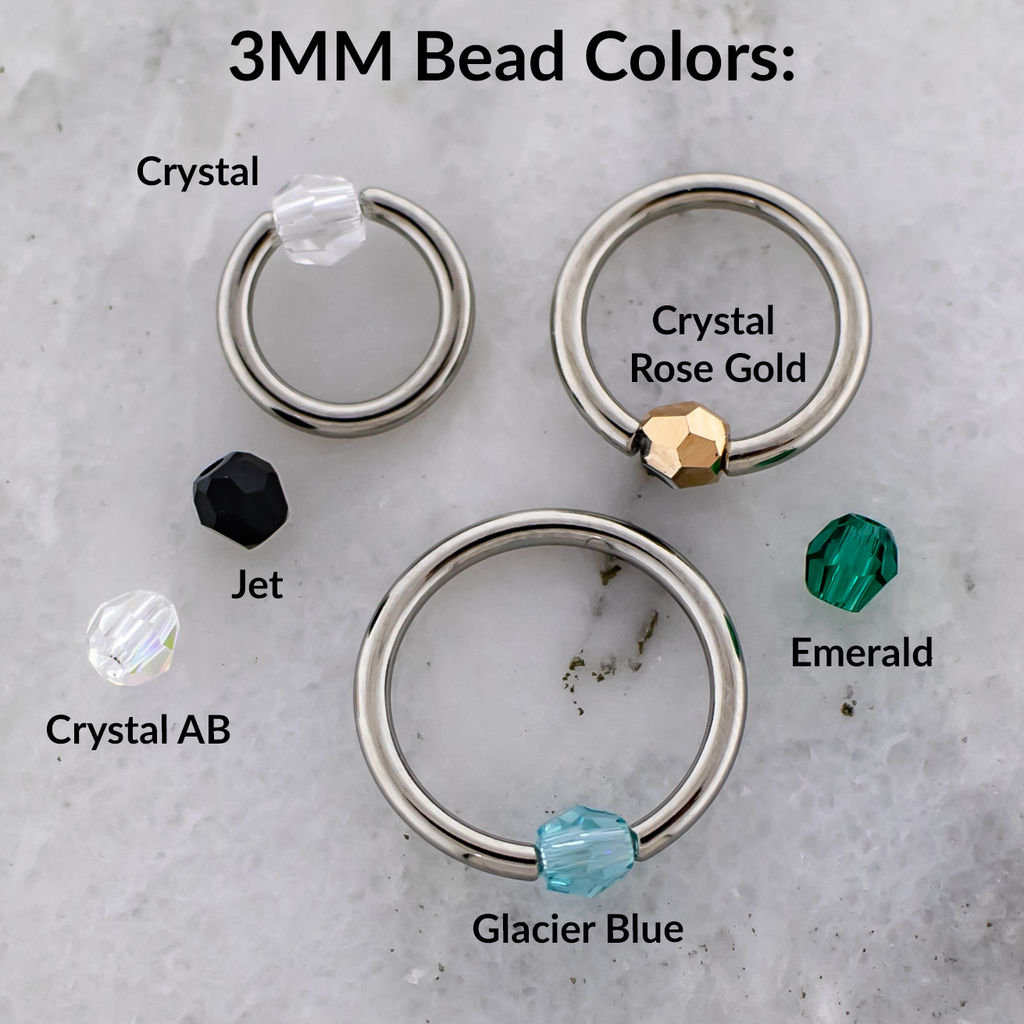 Multi Faceted Round Bead Replacements | CAPTIVE BEAD | Wiccan Center
