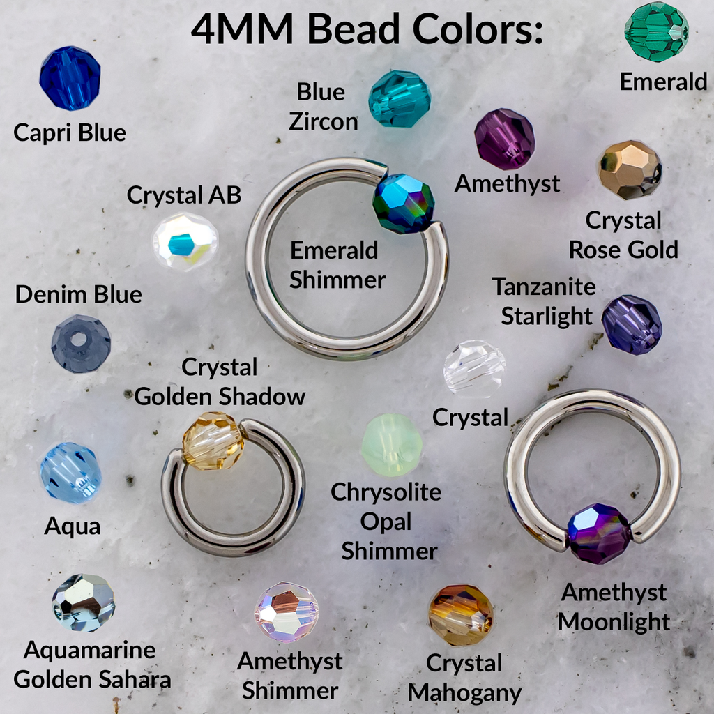 Multi Faceted Round Bead Replacements | CAPTIVE BEAD | Wiccan Center