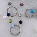 Pearl Captive Bead Replacements- 4mm | CAPTIVE BEAD | Wiccan Center