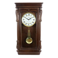 Bedford Clock Collection Chestnut Chiming Pendulum Wall Clock | Clocks | Wiccan Center