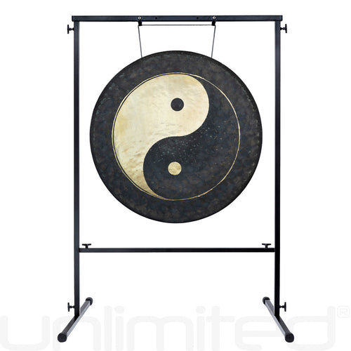 32" to 38" Taoist Moonlight Gongs on Stands | Gong & Stand Combo | Wiccan Center