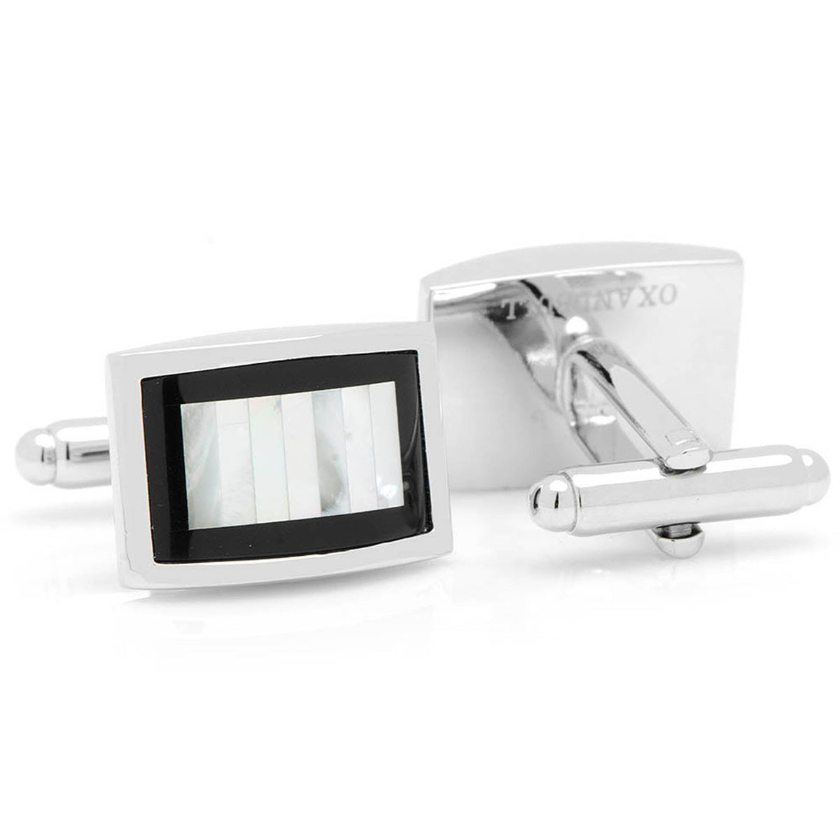 Onyx and Mother of Pearl Key Cufflinks | Cufflinks | Wiccan Center