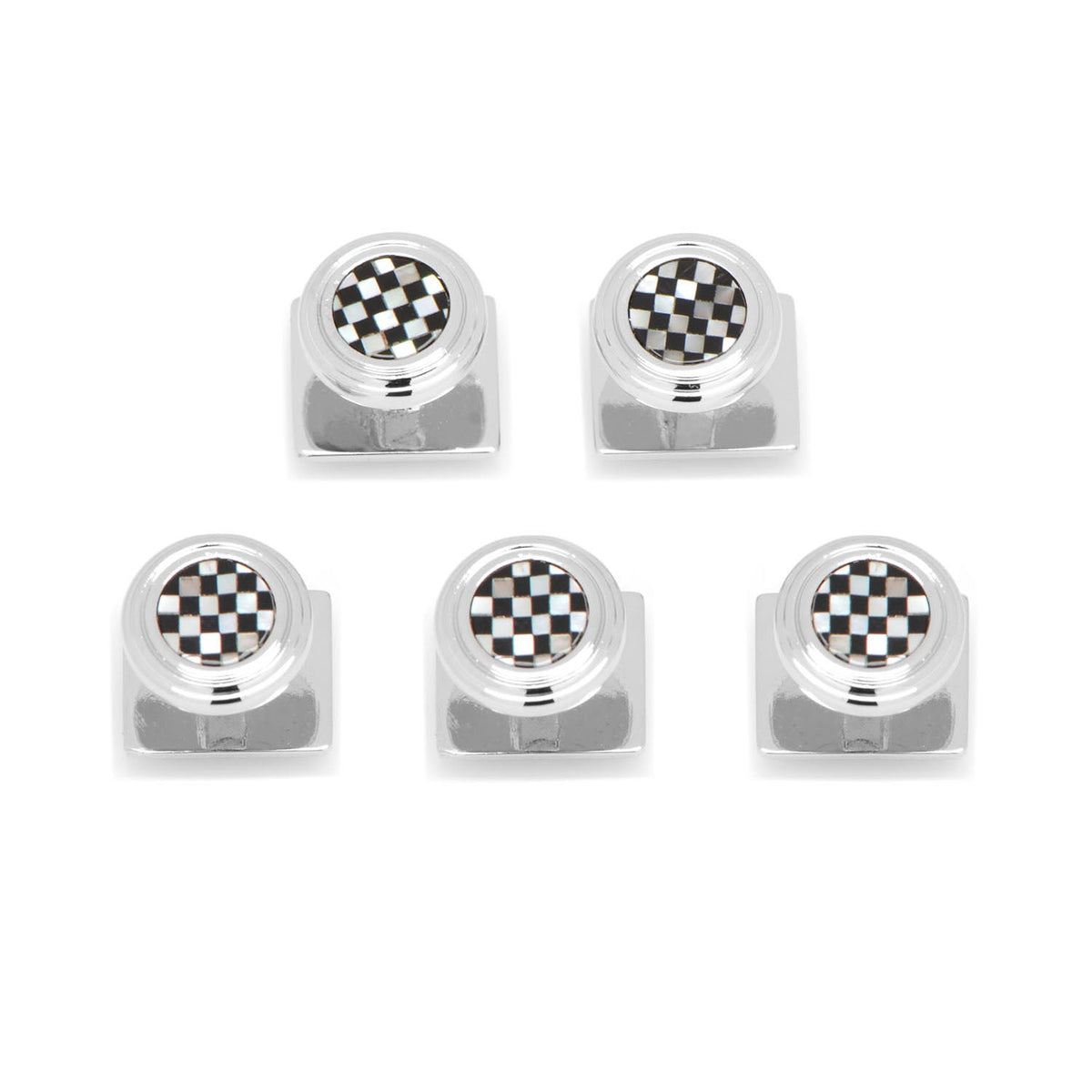 Onyx and Mother of Pearl Checker Step 5-Studs | Studs | Wiccan Center