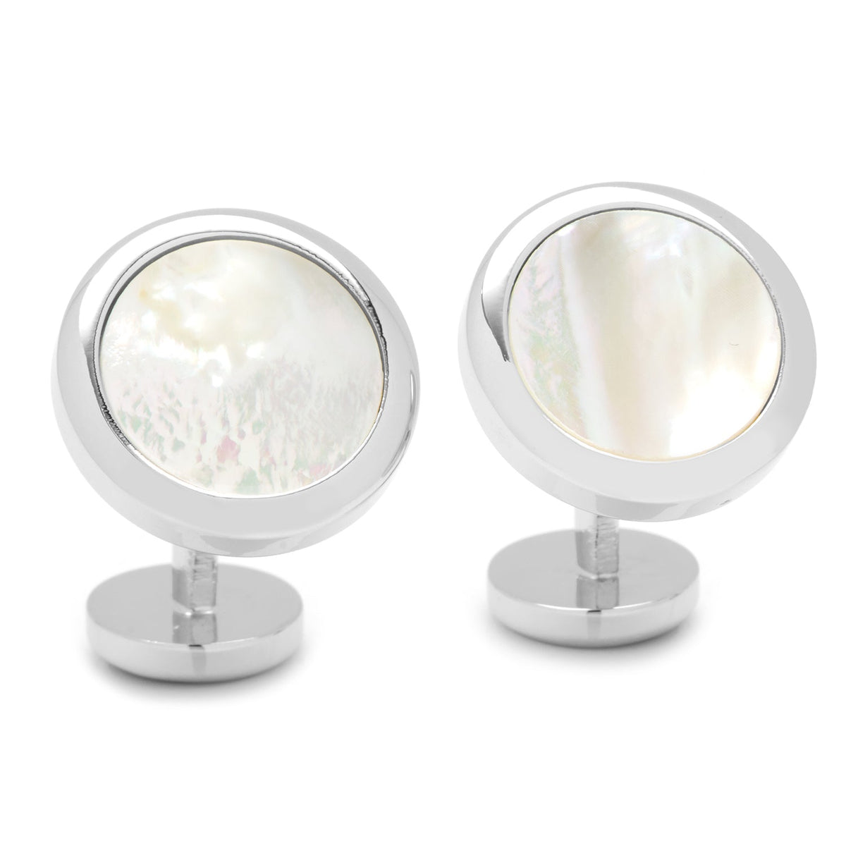 Double Sided Mother of Pearl Round Beveled 5-Stud Set | Stud Set | Wiccan Center