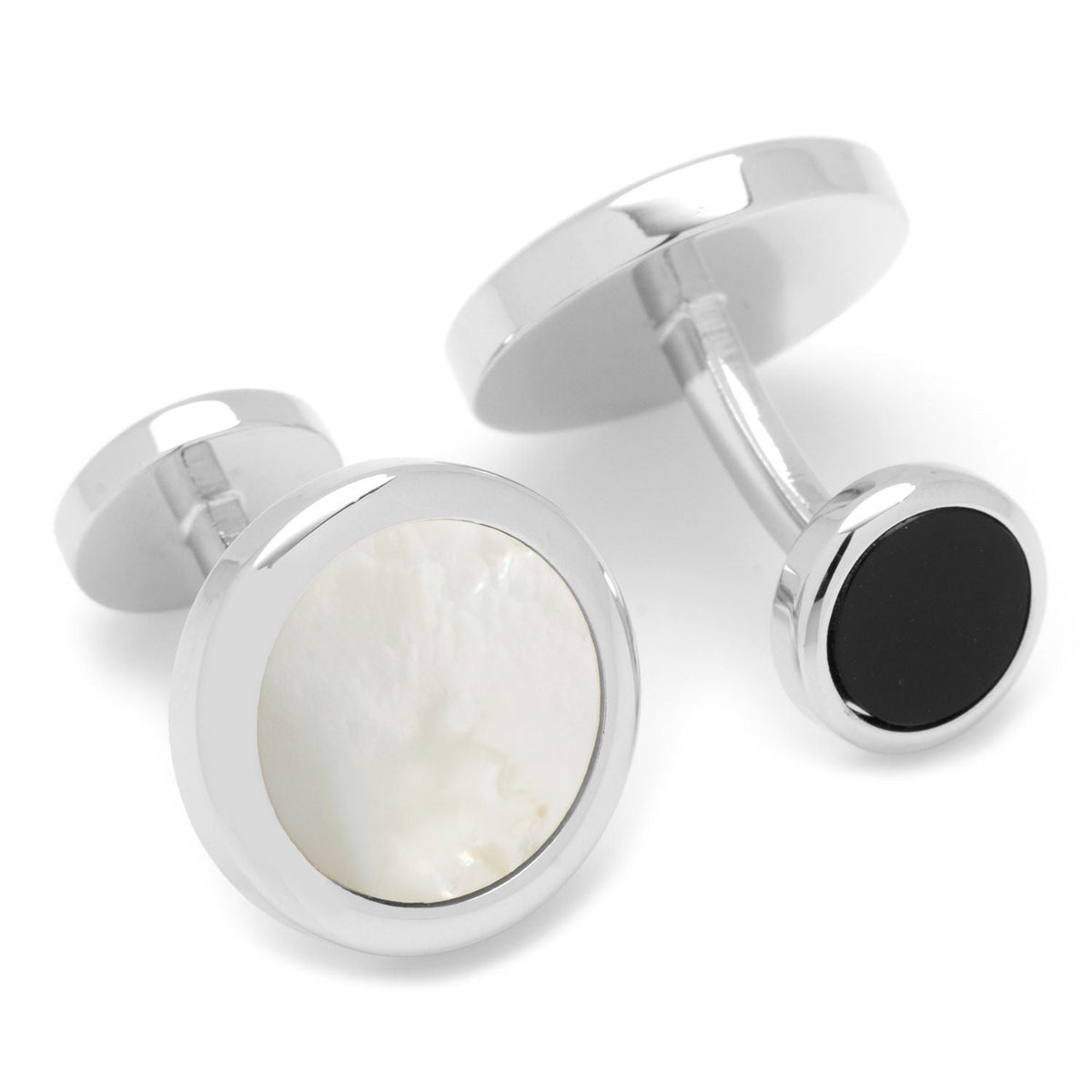 Double Sided Mother of Pearl Round Beveled 5-Stud Set | Stud Set | Wiccan Center
