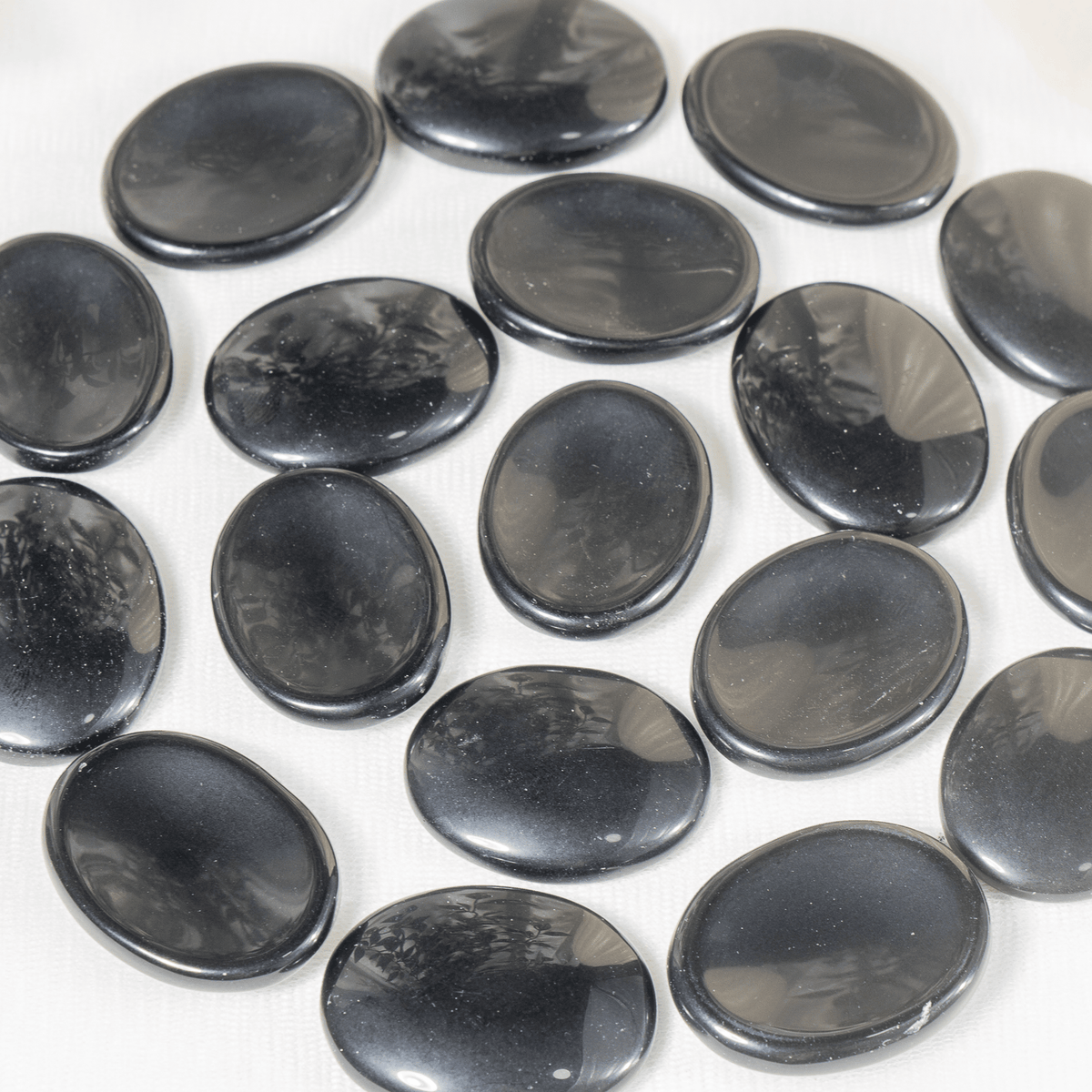 Black Obsidian Pocket Stones. | Worry & Palm Stones | Wiccan Center