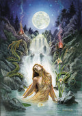 rBM05 - Moon Falls Card by Briar | Briar Mythology Cards | Wiccan Center