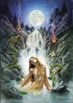 rBM05 - Moon Falls Card by Briar | Briar Mythology Cards | Wiccan Center