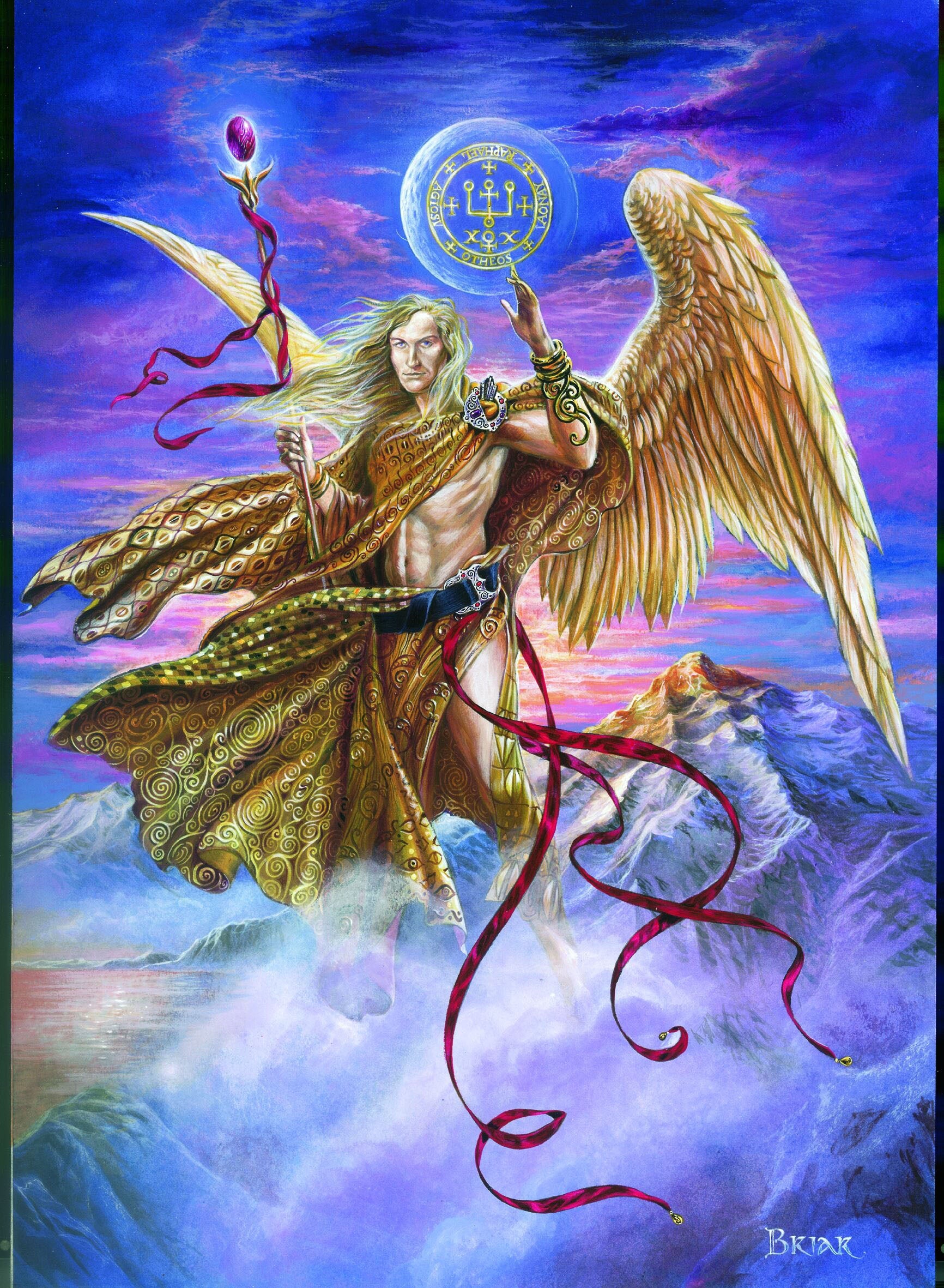 Briar Archangel Raphael Card | Briar Archangel Cards | Wiccan Center