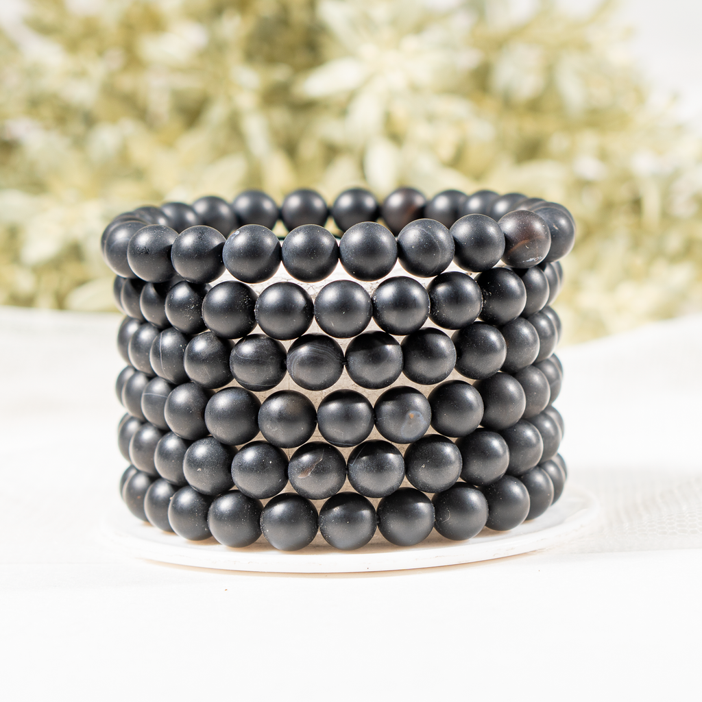 Matt Black Onyx Bracelet (Focus and Growth)