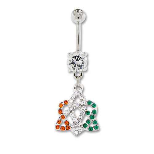 Gem Celtic Knot Navel Ring | Body Jewelry | Wiccan Center