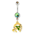 Lucky Horseshoe Navel Ring | Body Jewelry | Wiccan Center