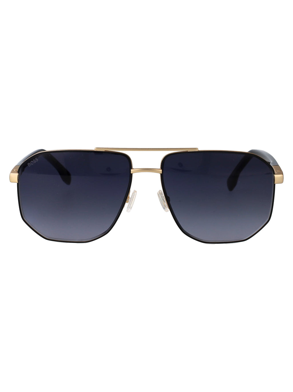 HUGO BOSS Men's Matte Steel Sunglasses