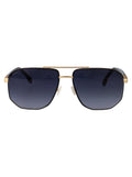HUGO BOSS Men's Matte Steel Sunglasses