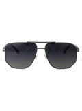 HUGO BOSS Matte Dark Ruthenium Steel Sunglasses for Men | SUNGLASSES | Wiccan Center