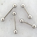 Steel 10G Internally Threaded Straight Barbells | | Wiccan Center