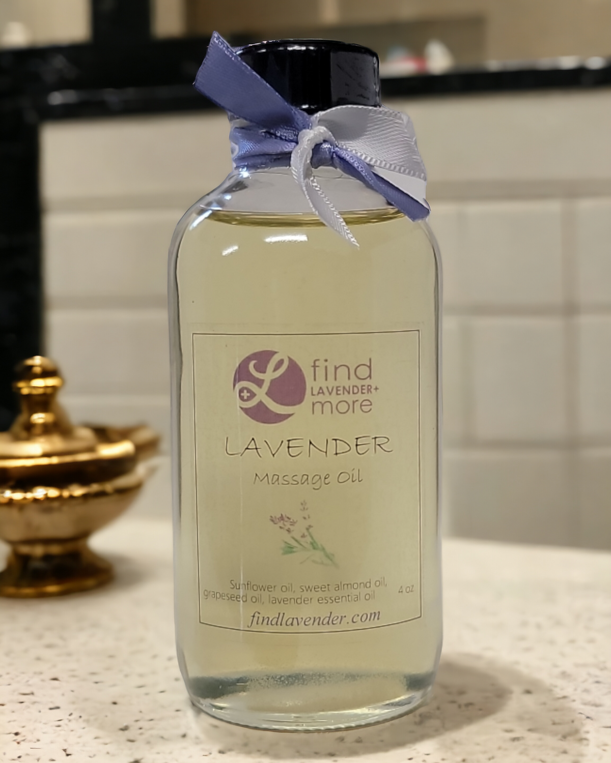 Lavender Massage Oil Natural Body Care Aromatherapy Essential Oil | Health and Beauty | Wiccan Center
