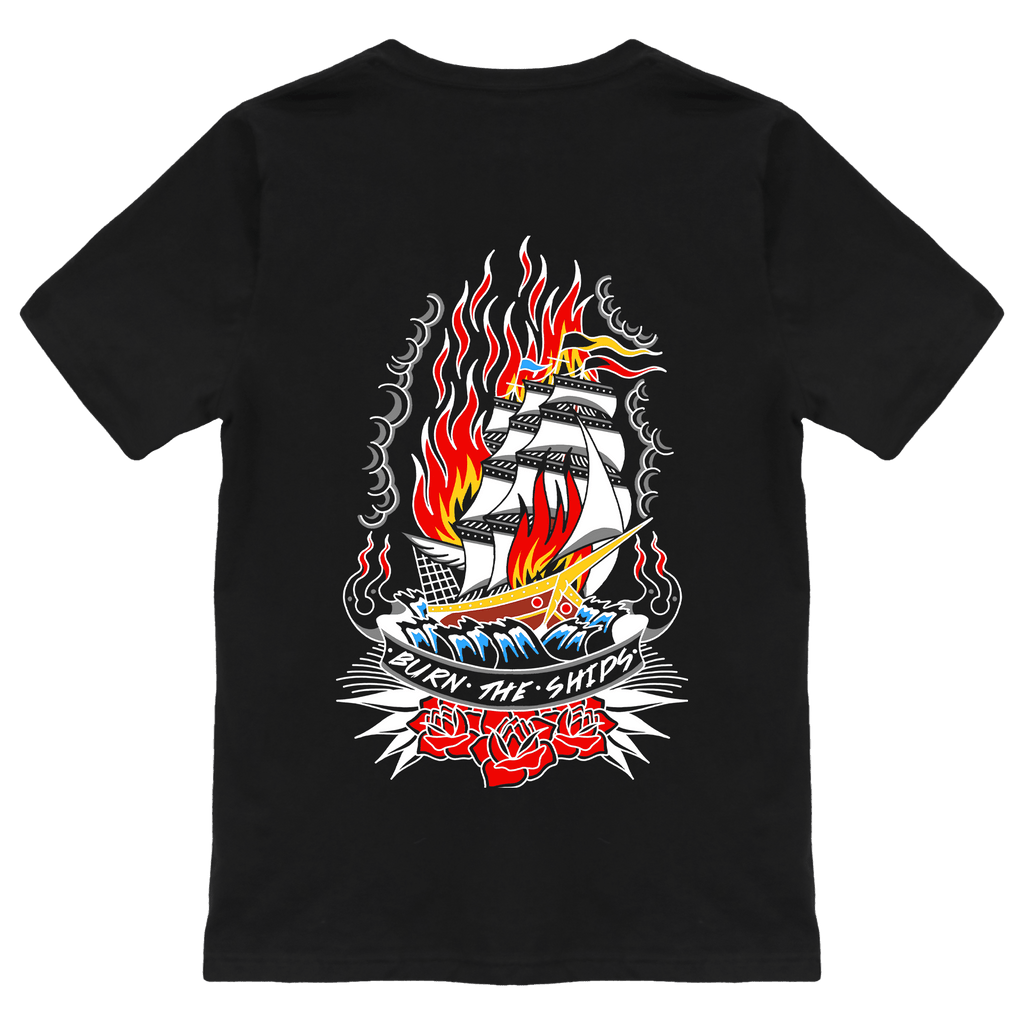 Burn The Ships Trad. T-Shirt | | Wiccan Center