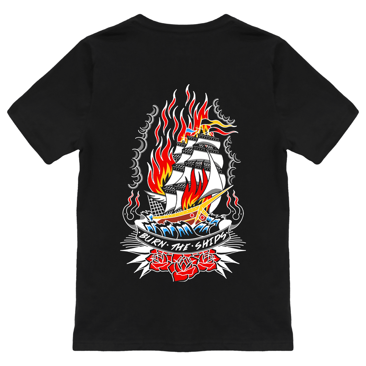 Burn The Ships Trad. T-Shirt | | Wiccan Center