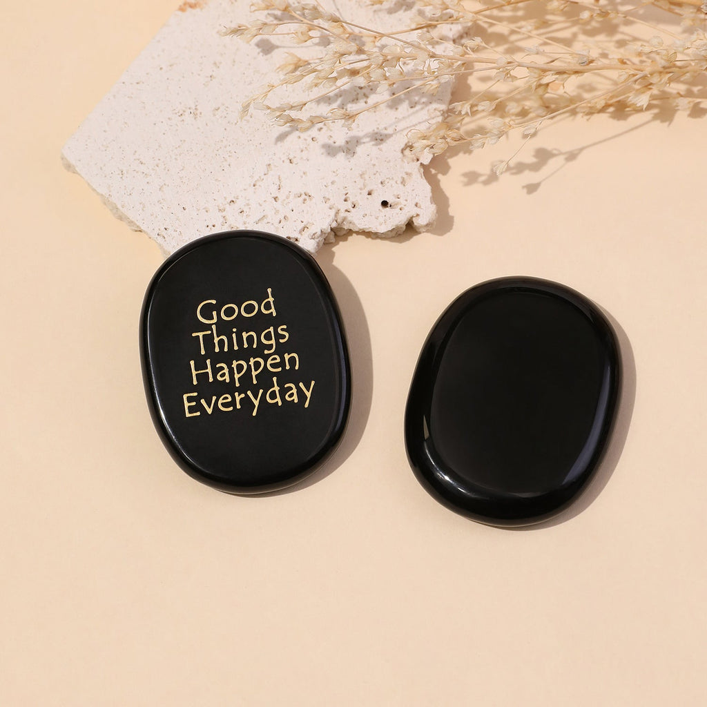 Good Things Happen Everyday Pocket Crystal Stone | Crystal Stone | Wiccan Center