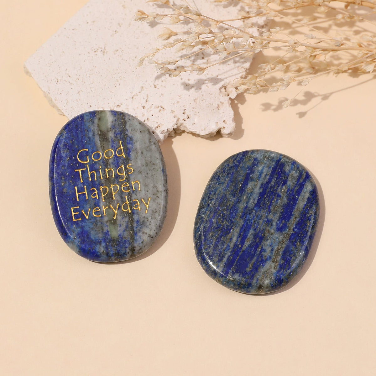 Good Things Happen Everyday Pocket Crystal Stone | Crystal Stone | Wiccan Center