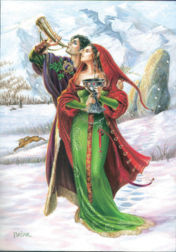 Welcoming Yule Card | Briar Yule Cards | Wiccan Center