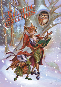 Wildwood Carols Yuletide Greetings Card | Briar Yule Cards | Wiccan Center