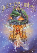 Elf Light Yuletide Wishes Card | Briar Yule Cards | Wiccan Center