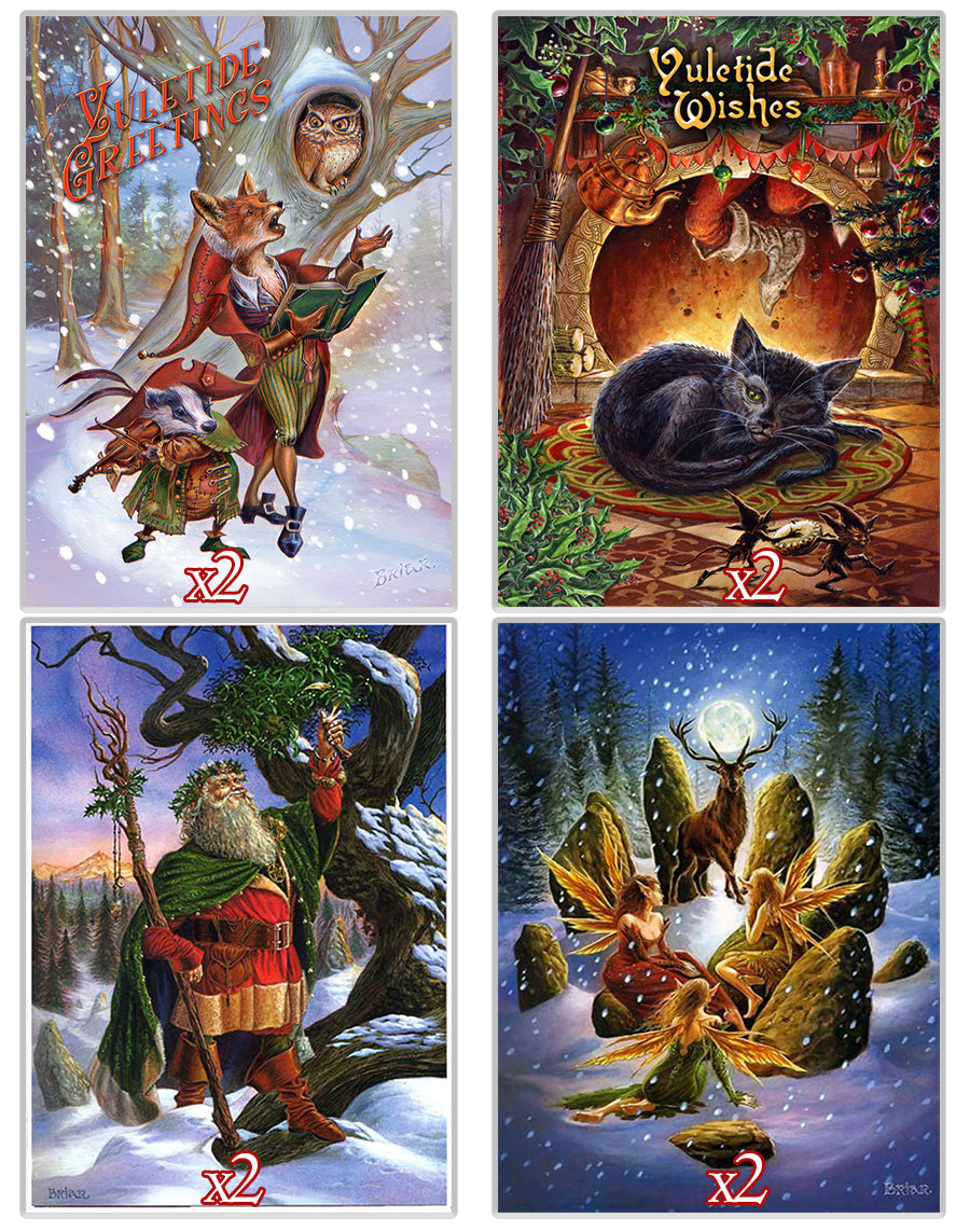 BYM01 - Briar Yule Card Multipack Set | Briar Yule Cards | Wiccan Center